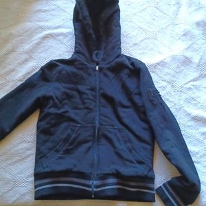 KEJO Sporty Faux Shearling Jacket | Black | Size MS (?)